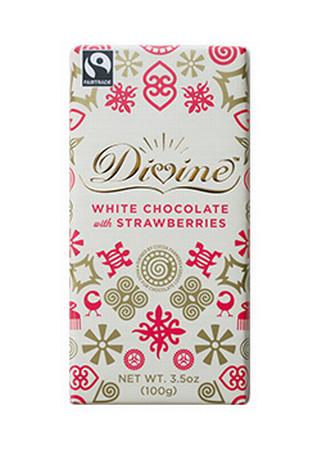 DIVINE WHITE CHOCOLATE WITH STRAWBERRIES