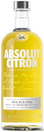 ABSOLUT CITRON VODKA 1 LITER            