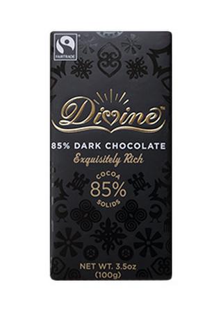 DIVINE 85% DARK CHOCOLATE BAR