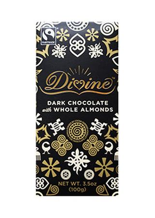 DIVINE DARK CHOCOLATE WITH ALMONDS BAR  