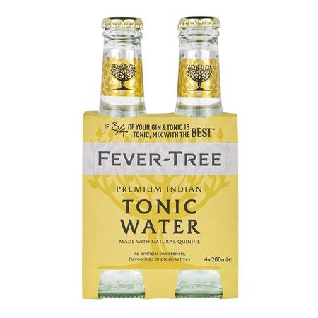 FEVER TREE INDIAN TONIC WATER 200ML 4PK