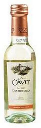 CAVIT CHARDONNAY 2015 187ML/24PK CASE   