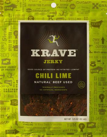 KRAVE BEEF JERKY CHILI LIME