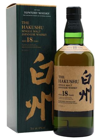 SUNTORY HAKUSHU 18 YEAR SINGLE MALT JAPANESE WHISKY