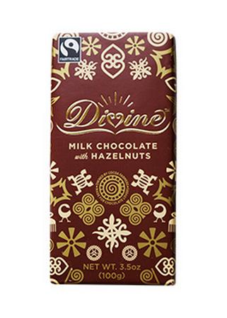 DIVINE MILK CHOCOLATE WITH HAZELNUTS BAR