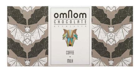 OMNOM COFFEE + MILK CHOCOLATE BAR       