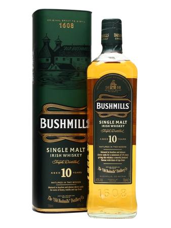 BUSHMILLS SINGLE MALT 10 YEAR 750ML     