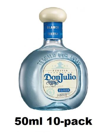 DON JULIO BLANCO TEQUILA 50ML/10 PACK