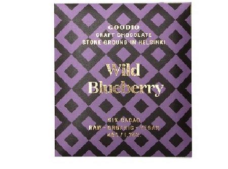 GOODI WILD BLUEBERRY 61% CHOCOLATE BAR  