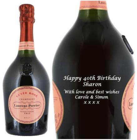 LAURENT PERRIER Cuvée Rosé 750ml (ENGRAVED)