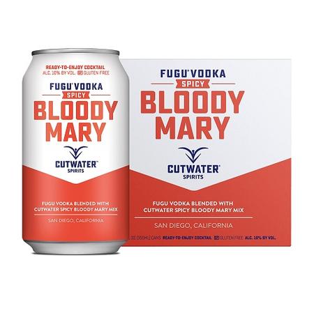 CUTWATER SPICY BLOODY MARY 4PK12OZ CANS