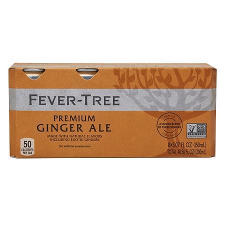 FEVER TREE GINGER ALE 8PK