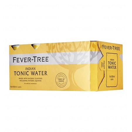 FEVER TREE INDIAN TONIC WATER 8PK CANS  